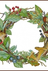 Green Terrace Autumn Wreath by Anna Petunova XSD
