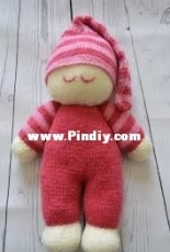 Knitting By Post -Easy Dolly