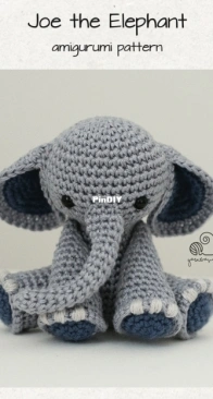 Yarn Wave Shop - Banga Vaicekauskiene - Joe the Elephant
