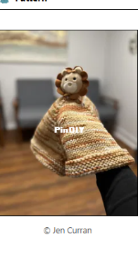 Lion Lovie by Jen Curran - Free