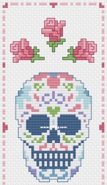 Day of the Dead Sugar Skull Bookmark by Namcy The Fancy Designs