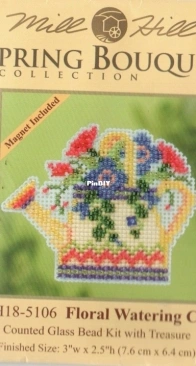 Mill Hill MH18-5106 Spring Bouquet Collection - Floral Watering Can