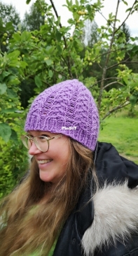 Lavender Haze Beanie by Kalurah Hudson