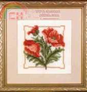 Serendipity Designs L-144 Poppies L-145 Anemonies L-146 Pansies L-174 Daisy L-175 Rose