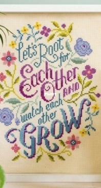 Words To Love By - Typography Picture by Emma Congdon from The World Of Cross Stitching TWOCS 329 PCS + XSD