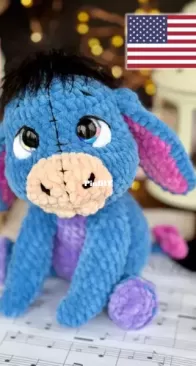 Alice Shop Toys - Plush Sad donkey english