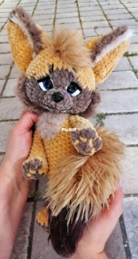 Valerika crochettoys - Valeria Barteneva - Валерия Бартенева - Fennec - Фенек - Ушки на макушке - Russian