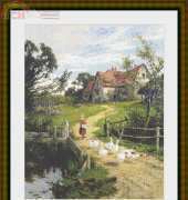 Classic Cross Stitch CCS BG 140 - A Berkshire Homestead