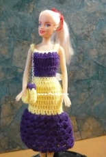 Maguinda Bolsón - Agustina dress and bag set for dolls