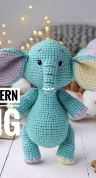 CrochetFriendToy - Anastasia Smolyakova -  Elephant