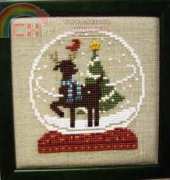 Bent Creek - Reindeer Snow Globe