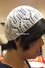 Pane Lace with Moon Beanie by Wanpen Huang-Free