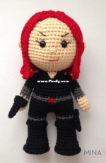 Minasscraft - Yazmina Nieblas - Viuda Negra Amigurumi - Free