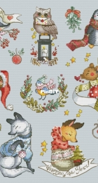 Merry Christmas sampler by Alisa Okneas XSD