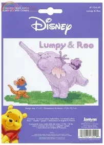 Janlynn 1134-49 Lumpy & Roo (Disney)