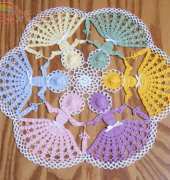 Circle of Friends Doily 0555 by Cylinda Mathews of Crochet Memories