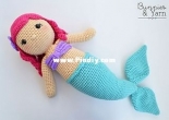 Bunnies and Yarn - Michelle Alvarez - Anna the Friendly Mermaid
