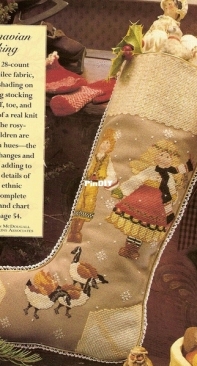Scandinavian Stocking from BHG A Cross-Stitch Christmas 1995 XSD