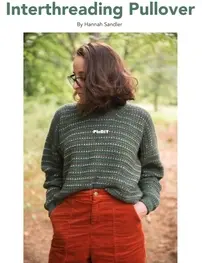 Interthreading Pullover + Hannah Sandler - Sand Made Knits
