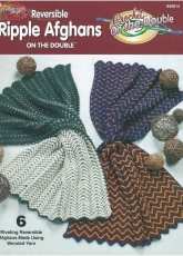 The Needlecraft Shop - 842614 Reversible Ripple Afghans on the Double