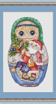 New Years Matryoshka by Lena Averina