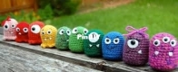 cute little crocheted monsters