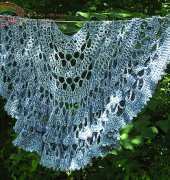 Dawn Friday - Cold Winter Morn Shawl