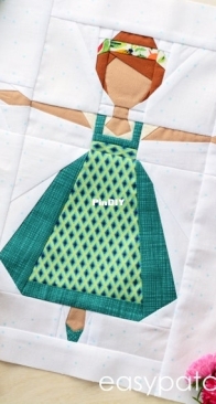 Easy Patchwork Shop - Octoberfest Girl Anna - English