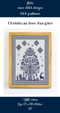 Natis Cross Stitch Designs - Christmas Tree Sampler
