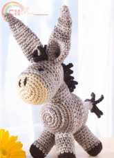 Red Heart - Sue Harnach - LW4184 - Dearest Donkey - Free