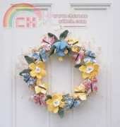 Lily Sugar n Cream - Celebrate Spring Wreath-crochet