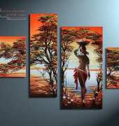 Africa triptych by Piopiomarga