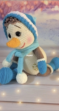 Kat Knit Toys - Ekaterina Litvinova - Snowman