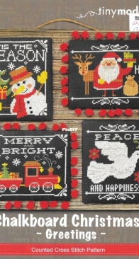 Tiny Modernist - Chalkboard Christmas Greetings
