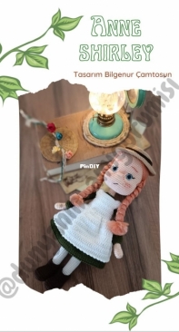 Dünyanın Amigurumisi - Bilgenur Çamtosun - Anne Shirley - Turkish