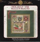 Mill Hill MHCB149A - Buttoned and beaded kit - Holiday greetings