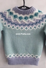 Baby knitted sweater