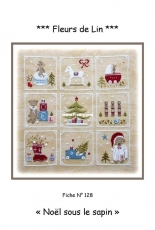 Fleurs de Lin 128 - Noel Sous Le Sapin