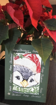 xmas card penguin