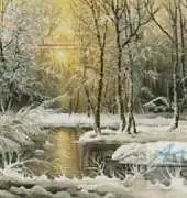 Artecy - Golden Winter Lake