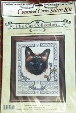 Cross My Heart CSK-511 The Cat Collection - Old Blue Eyes