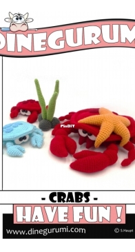 Dinegurumi - Sandra Haupt - Crabs