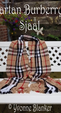 Yvonnes Crochet Art - Yvonne Blanker - Tartan Burberry Shawl - Dutch