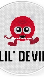Daily Cross Stitch - Lil Devil