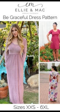 Ellie and Mac - Be Graceful Dress - Sizes XXS-6XL