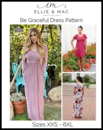 Ellie and Mac - Be Graceful Dress - Sizes XXS-6XL