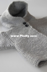 Lion Brand Yarn - Tied Hoodie - Free