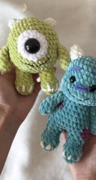 Fennec Toys - Yelyzaveta Ahruts - Monsters; Fluffy Monster and Cyclope