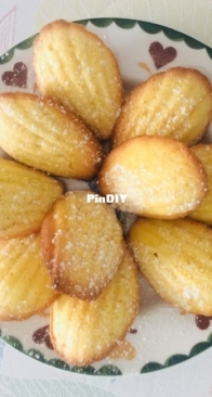 Madeleines au citron.