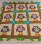 CraftyDeb - Happy Owl Afghan and Ami Pattern Set